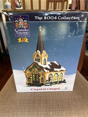 Carole Towne 'Crystal Chapel' 2004 Collection Christmas Village